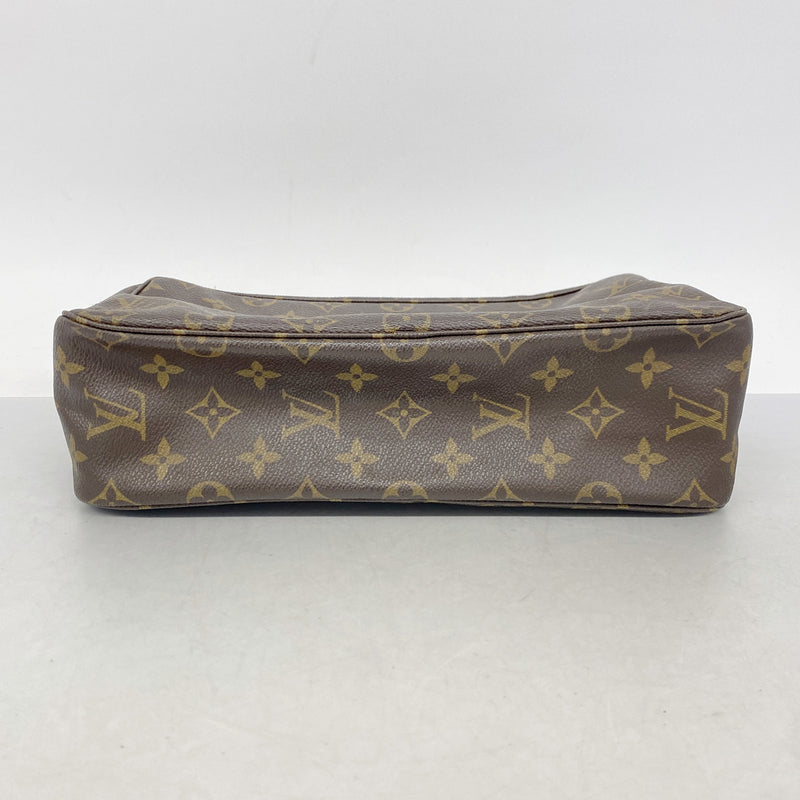 【6ib2142】ルイヴィトン ポーチ モノグラム トゥルーストワレット28 M47522 ブラウン【中古】レディース