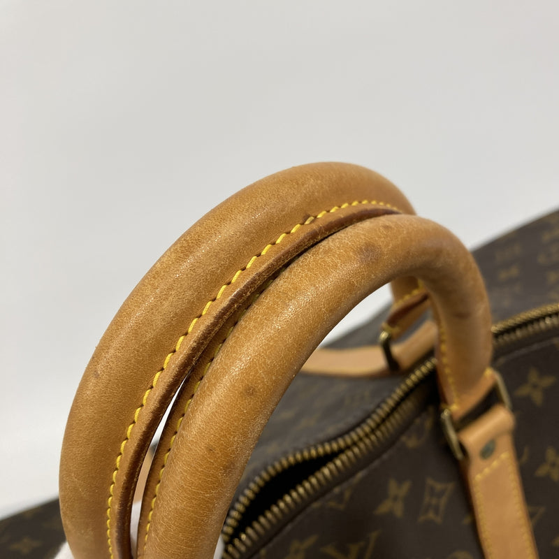 【6ib2144】ルイヴィトン ボストンバッグ モノグラム キーポル55 M41424 ブラウン【中古】メンズ レディース ユニセックス