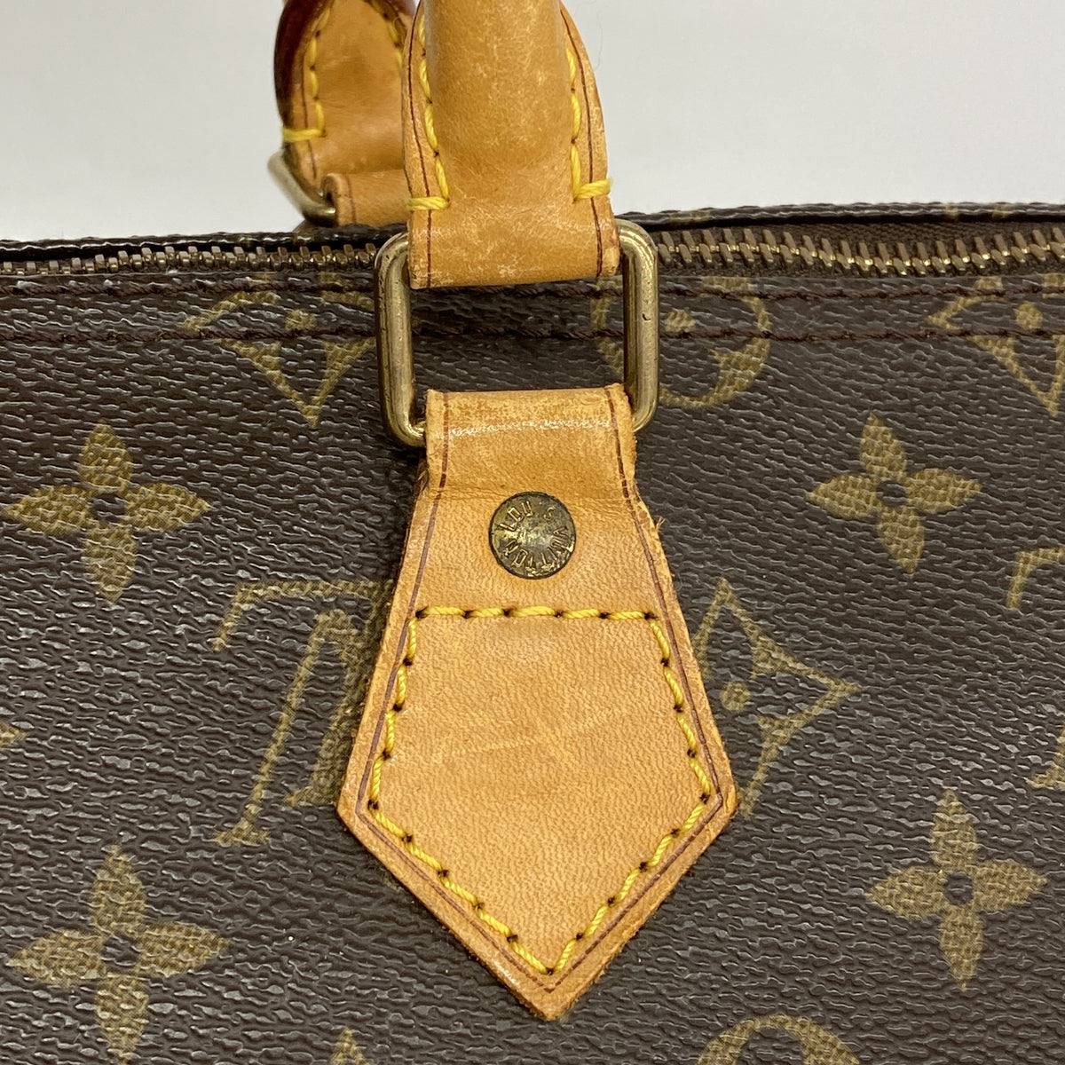【6ib2150】ルイヴィトン ハンドバッグ モノグラム スピーディ35 M41107 ブラウン【中古】レディース