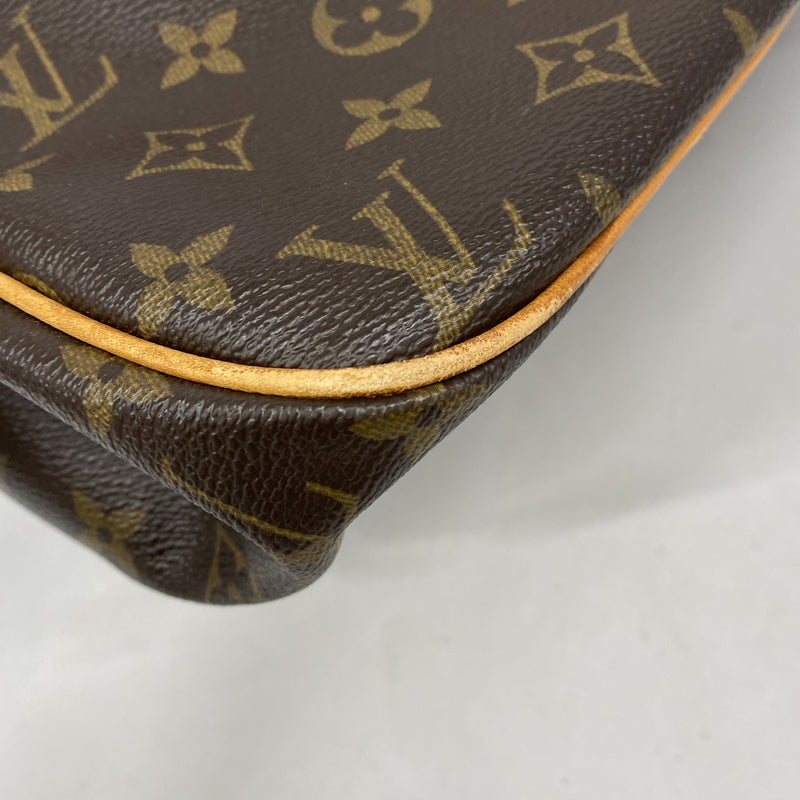 【6ib2160】ルイヴィトン トートバッグ モノグラム バティニョールオリゾンタル M51154 ブラウン【中古】レディース