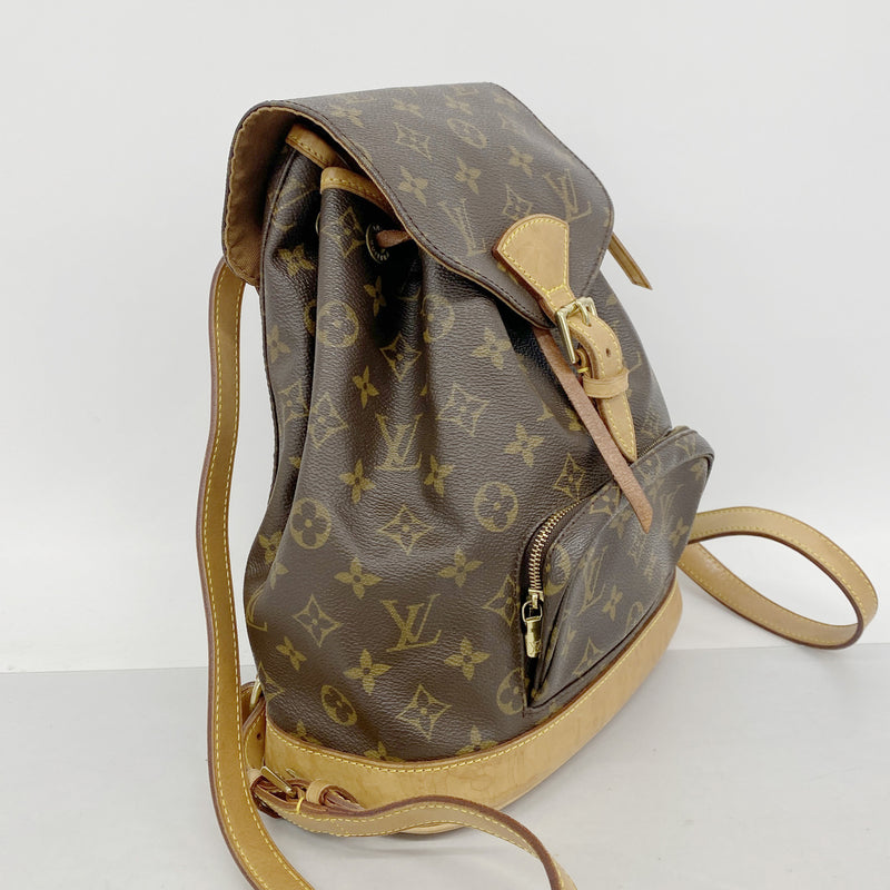 【6ib2161】ルイヴィトン リュック・デイパック モノグラム モンスリMM M51136 ブラウン【中古】レディース
