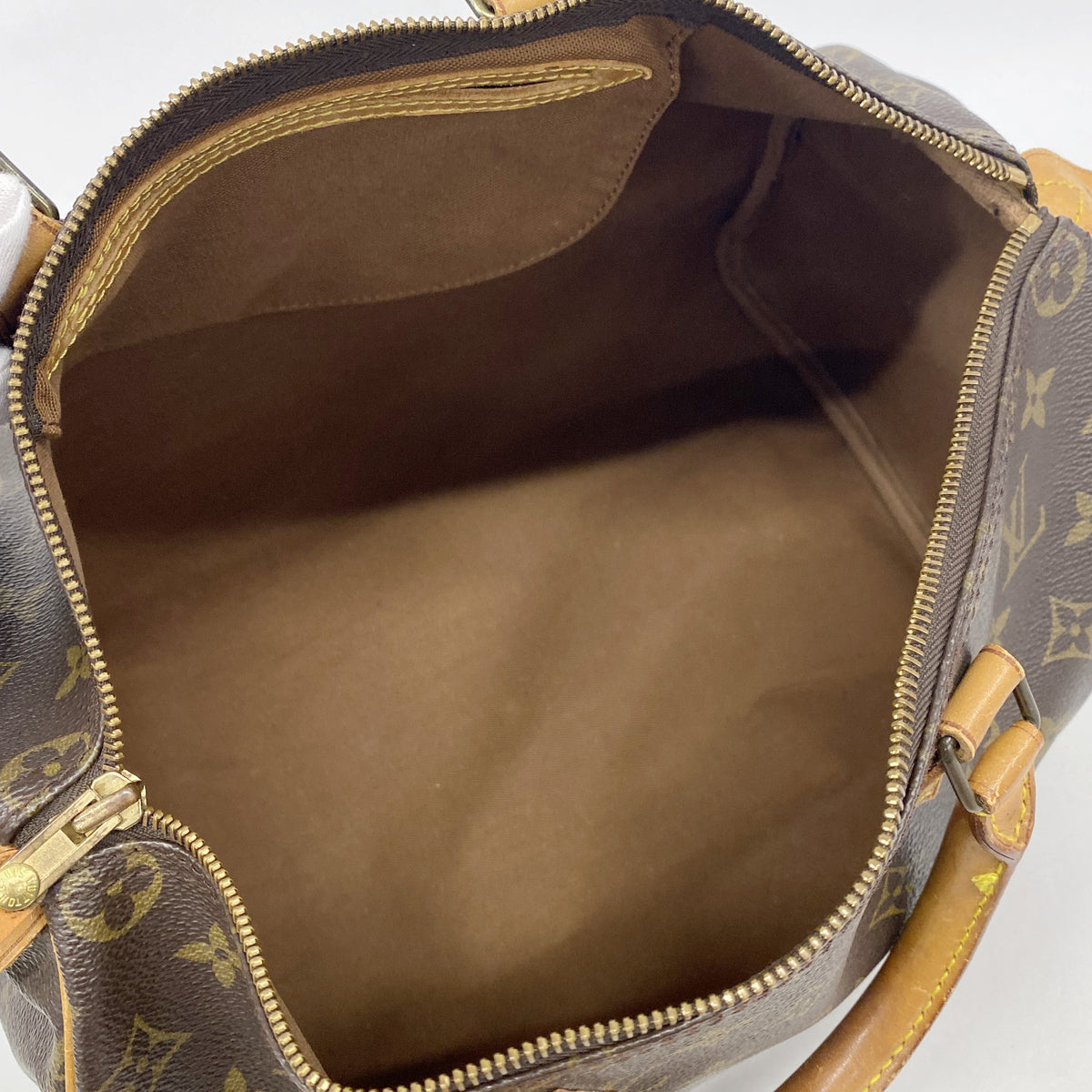 【6ib2162】ルイヴィトン ハンドバッグ モノグラム スピーディ35 M41107 ブラウン【中古】レディース