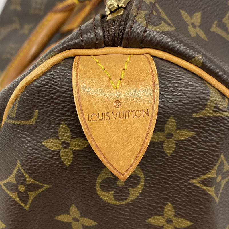 【6ib2162】ルイヴィトン ハンドバッグ モノグラム スピーディ35 M41107 ブラウン【中古】レディース