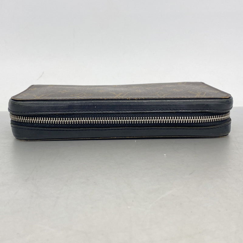 【6ib2165】ルイヴィトン 長財布 モノグラム・マカサー ジッピーXL M61506 ブラウン【中古】メンズ