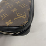 【6ib2165】ルイヴィトン 長財布 モノグラム・マカサー ジッピーXL M61506 ブラウン【中古】メンズ