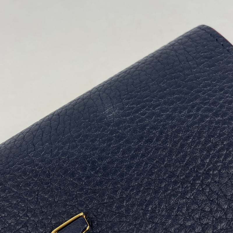 【6ib2166】ルイヴィトン 長財布 トリヨン ポルトフォイユカプシーヌ M63739 マリーヌルージュ【中古】レディース