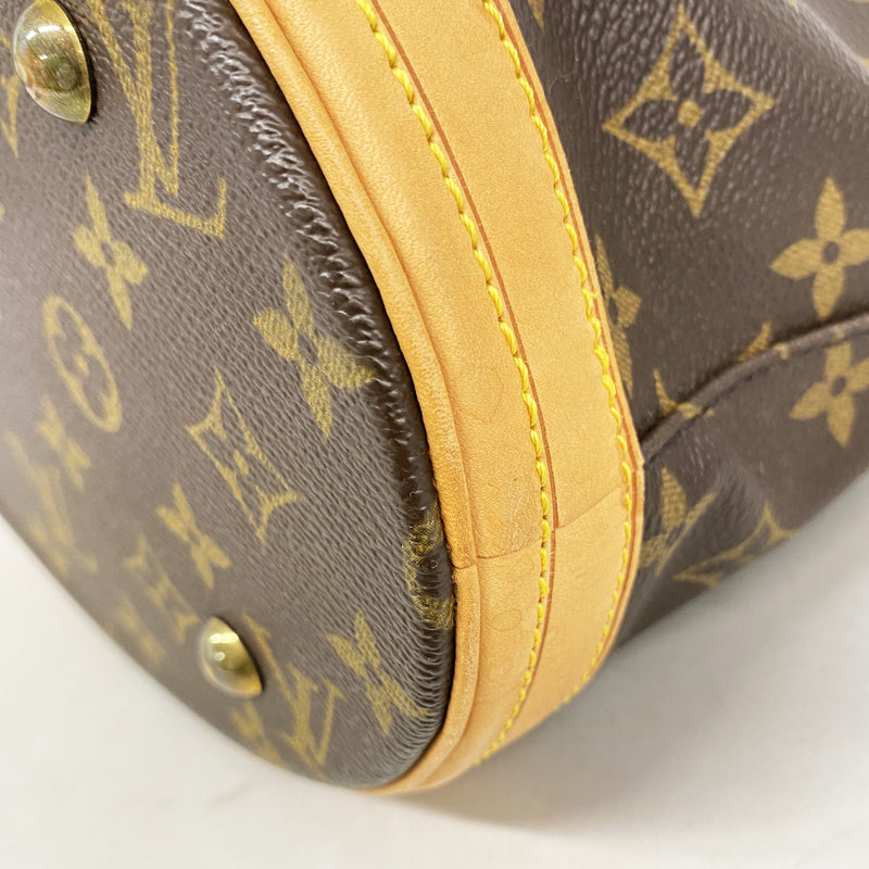 【6ib2170】ルイヴィトン トートバッグ モノグラム バケットPM M42238 ブラウン【中古】レディース