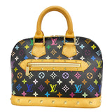 【6ib2171】ルイヴィトン ハンドバッグ モノグラム・マルチカラー アルマ M92646 ノワール【中古】レディース