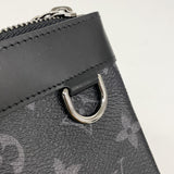 【6ib2174】ルイヴィトン ポーチ モノグラム・エクリプス ポシェットディスカバリーPM M44323 ブラック【中古】メンズ