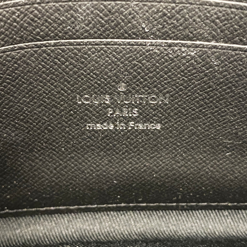 【6ib2174】ルイヴィトン ポーチ モノグラム・エクリプス ポシェットディスカバリーPM M44323 ブラック【中古】メンズ