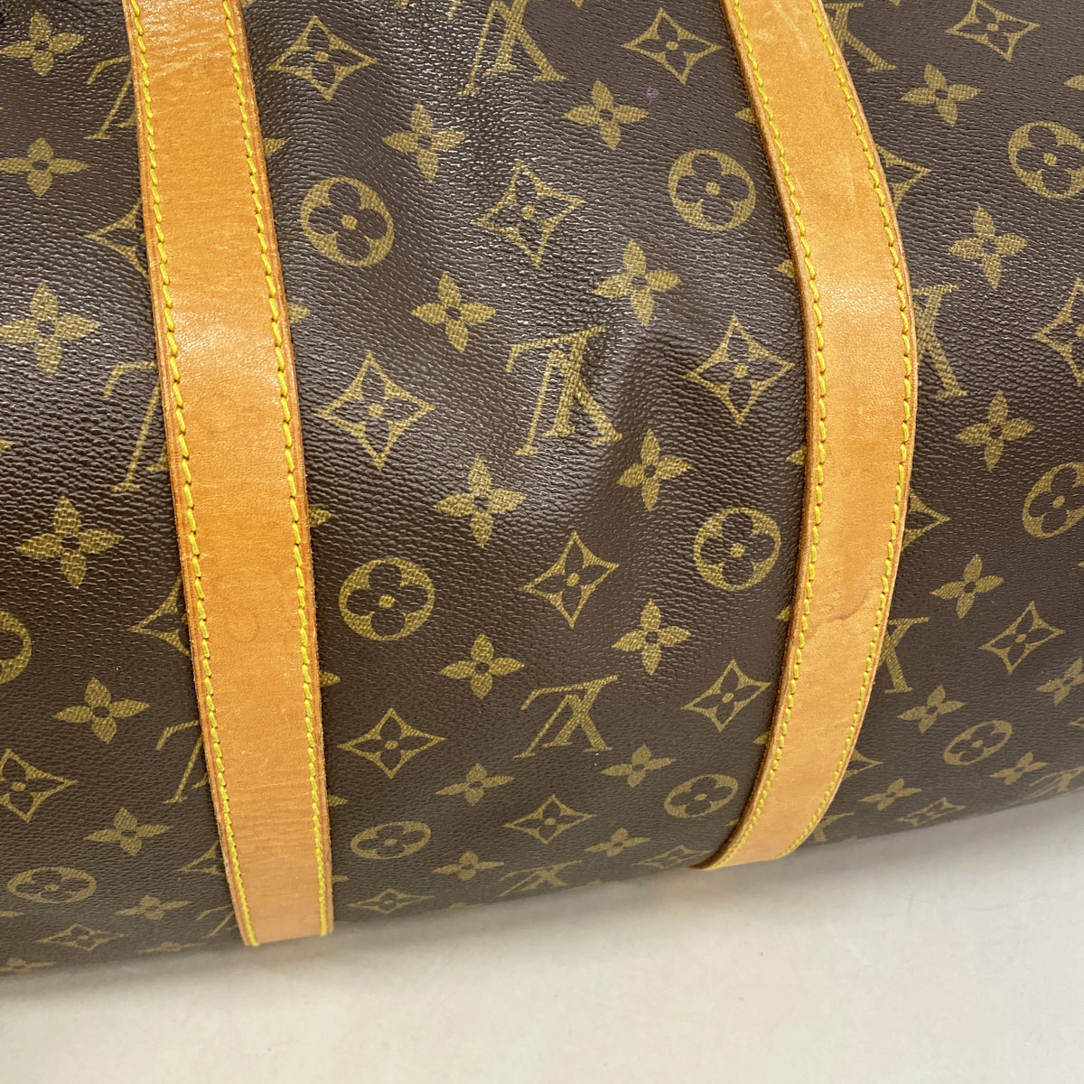 【6ib2178】ルイヴィトン ボストンバッグ モノグラム キーポル55 M41424 ブラウン【中古】メンズ レディース ユニセックス