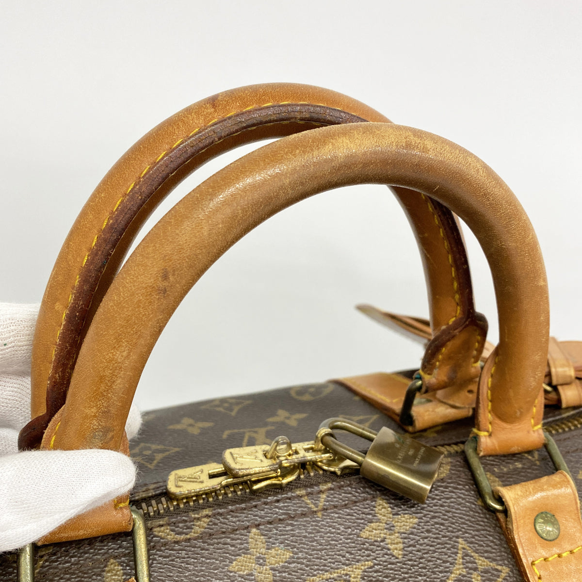 【6ib2179】ルイヴィトン ボストンバッグ モノグラム キーポル55 M41424 ブラウン【中古】メンズ レディース ユニセックス