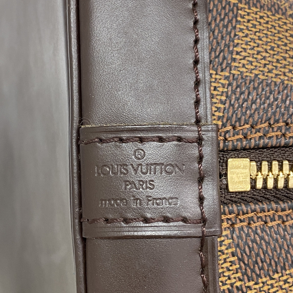 【6ib2182】ルイヴィトン ハンドバッグ ダミエ アルマ N51131 エベヌ【中古】レディース