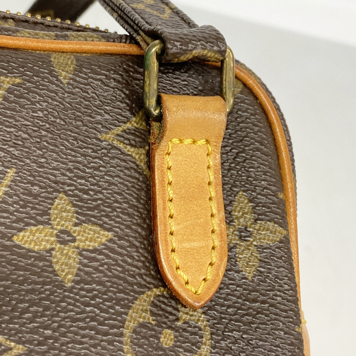 【6ib2184】ルイヴィトン ショルダーバッグ モノグラム ポシェットマルリーバンドリエール M51828 ブラウン【中古】レディース