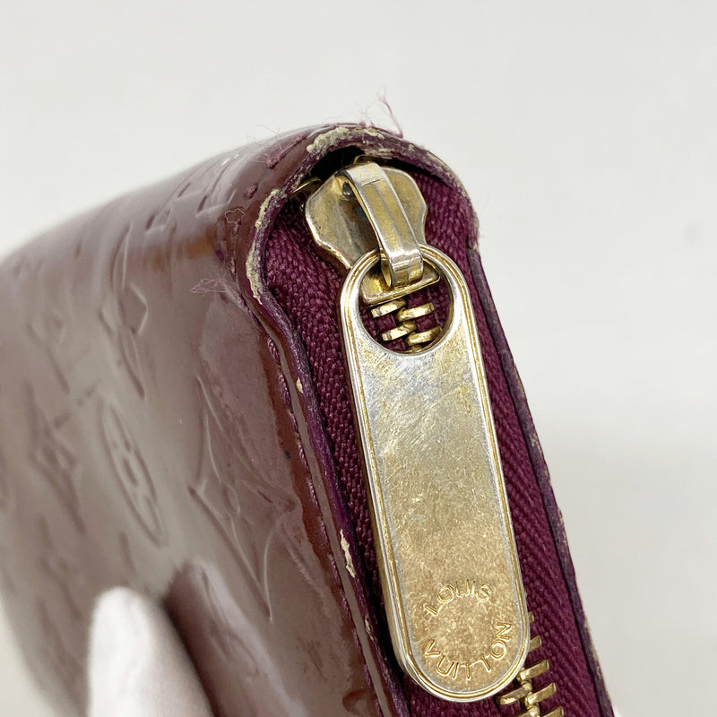 【6ib2192】ルイヴィトン 長財布 ヴェルニ ジッピーウォレット M93575 ヴィオレット【中古】レディース