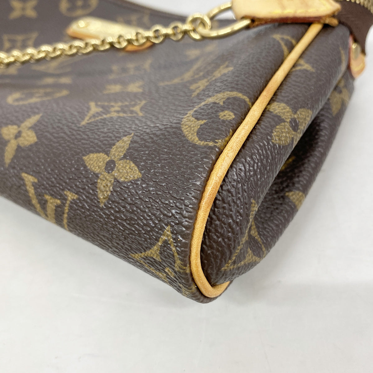 【6ib2193】ルイヴィトン ハンドバッグ モノグラム エヴァ M95567 ブラウン 2wayバッグ【中古】レディース