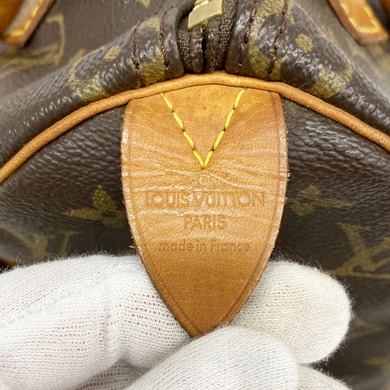 【6ib2194】ルイヴィトン ハンドバッグ モノグラム スピーディ25 M41109 ブラウン【中古】レディース