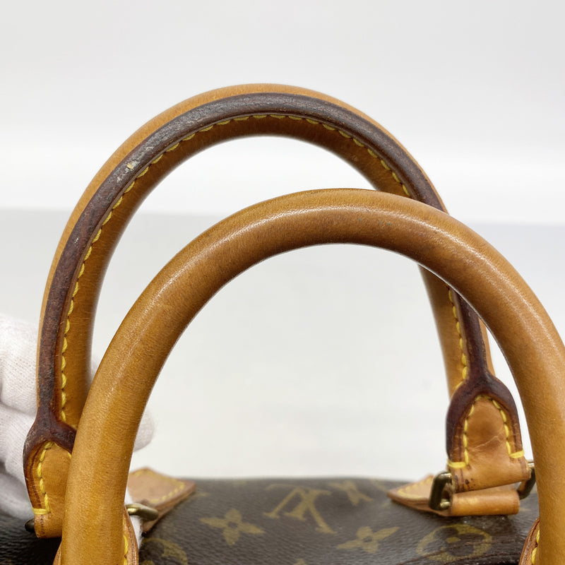 【6ib2194】ルイヴィトン ハンドバッグ モノグラム スピーディ25 M41109 ブラウン【中古】レディース