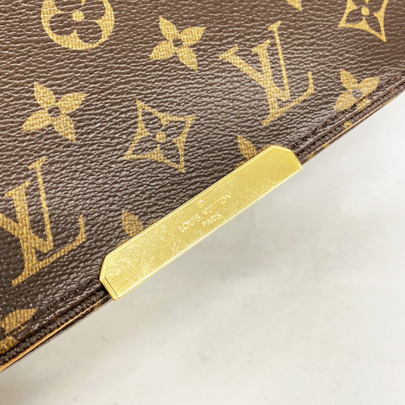 【6ib2196】ルイヴィトン ショルダーバッグ モノグラム ヴァルミーMM M40523 ブラウン【中古】レディース