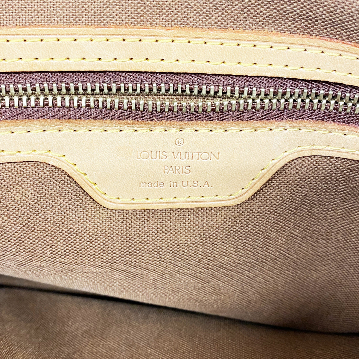 【6ib2198】ルイヴィトン トートバッグ モノグラム カバピアノ M51148 ブラウン【中古】レディース