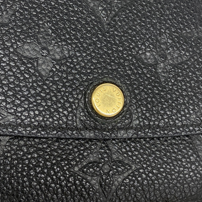 【6ib2210】ルイヴィトン 長財布 モノグラム・アンプラント ポルトフォイユエミリー M62369 ノワール【中古】レディース