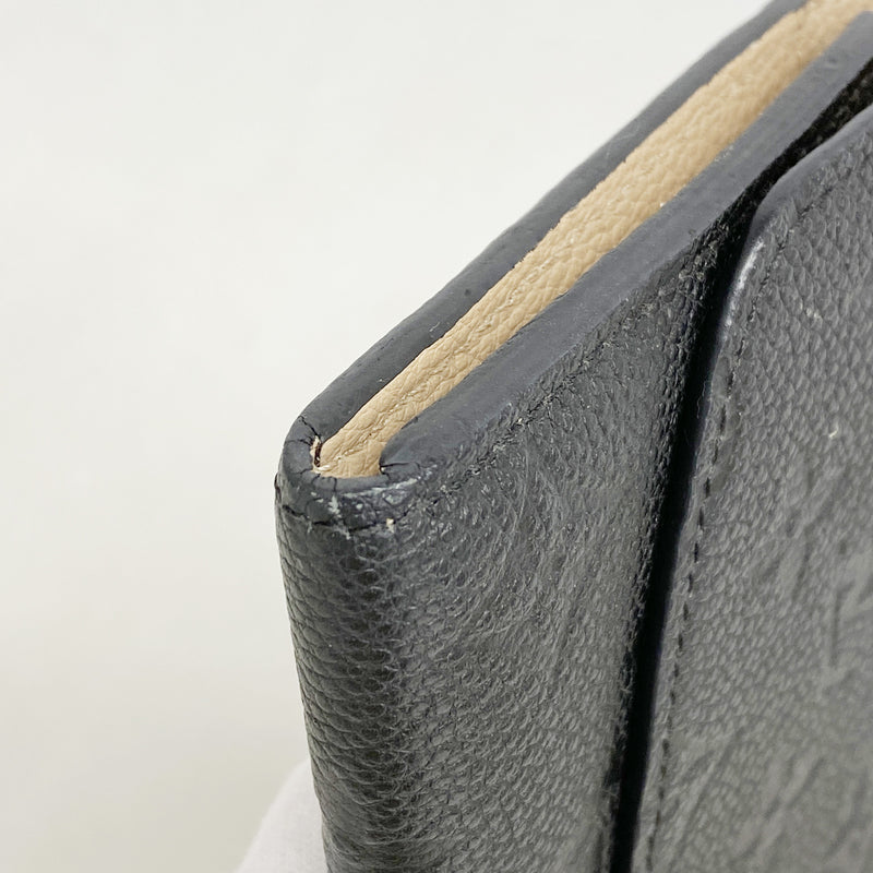【6ib2210】ルイヴィトン 長財布 モノグラム・アンプラント ポルトフォイユエミリー M62369 ノワール【中古】レディース