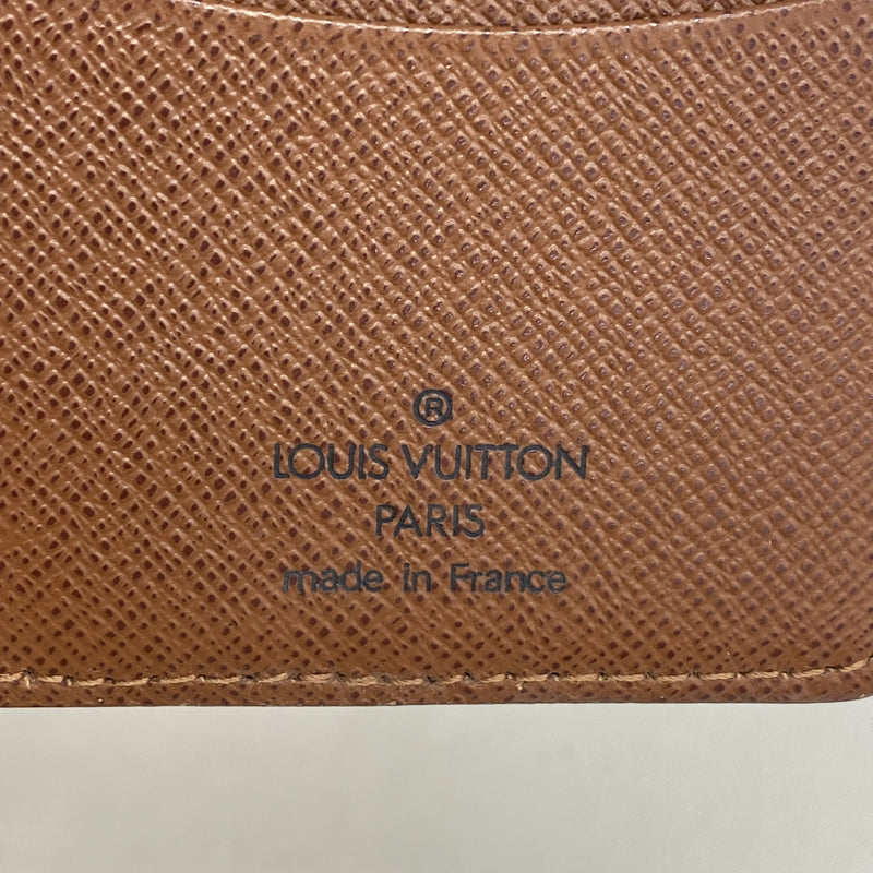 【6ib2211】ルイヴィトン カードケース モノグラム オーガナイザードゥポッシュ M61732 ブラウン【中古】メンズ レディース ユニセックス