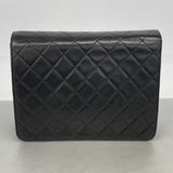 【6ib2213】シャネル ショルダーバッグ マトラッセ チェーンショルダー ラムスキン ブラック ゴールド金具【中古】レディース