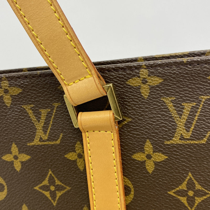 【6ib2214】ルイヴィトン トートバッグ モノグラム ルコ M51155 ブラウン【中古】レディース