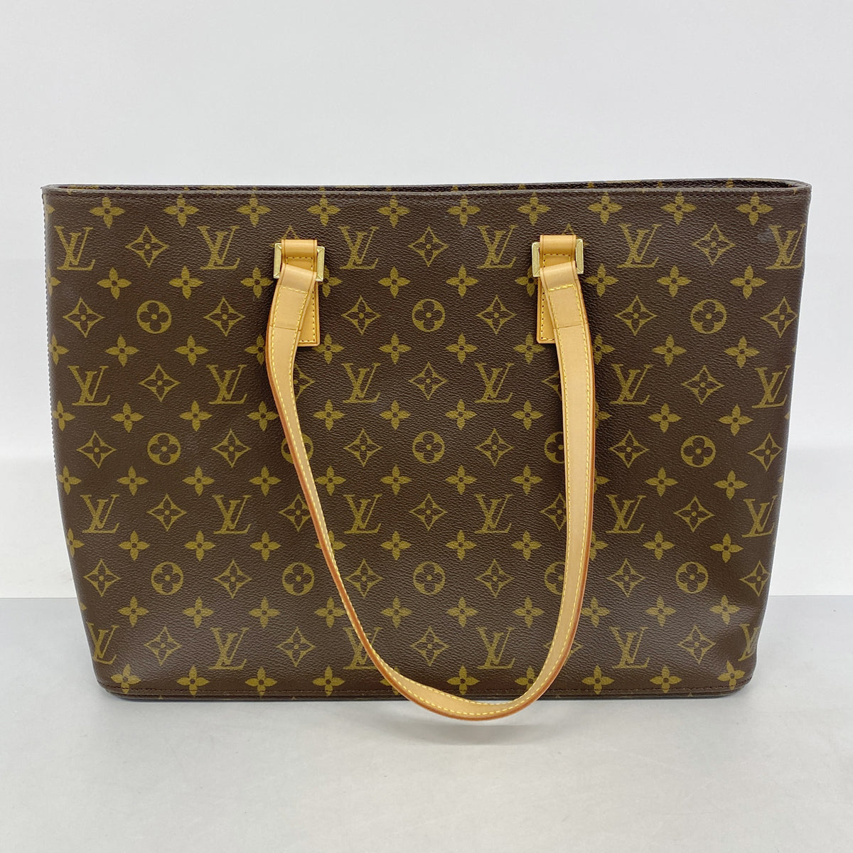 【6ib2214】ルイヴィトン トートバッグ モノグラム ルコ M51155 ブラウン【中古】レディース
