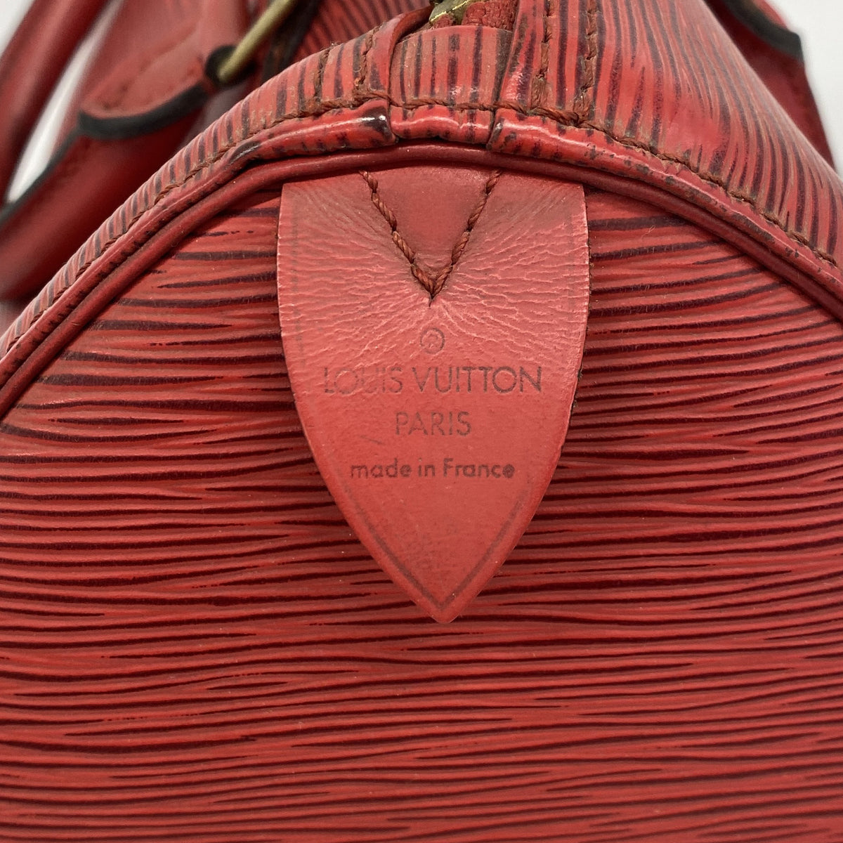【6ib2217】ルイヴィトン ハンドバッグ エピ スピーディ30 M43007 カスティリアンレッド【中古】レディース