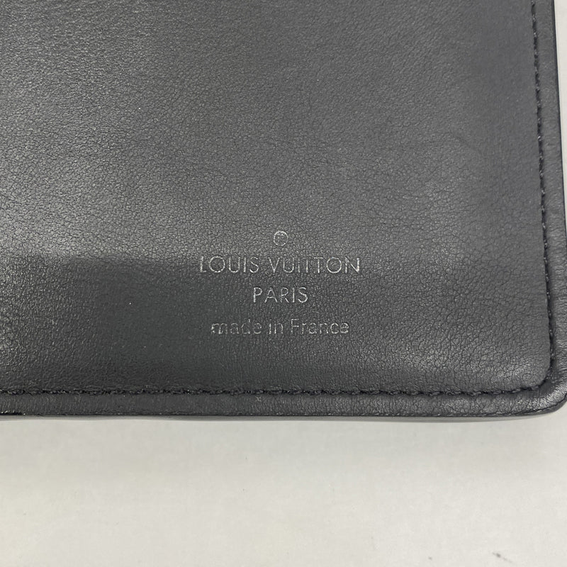 【6ib2219】ルイヴィトン 長財布 モノグラム・シャドウ ポルトフォイユブラザ M62900 ブラック【中古】メンズ