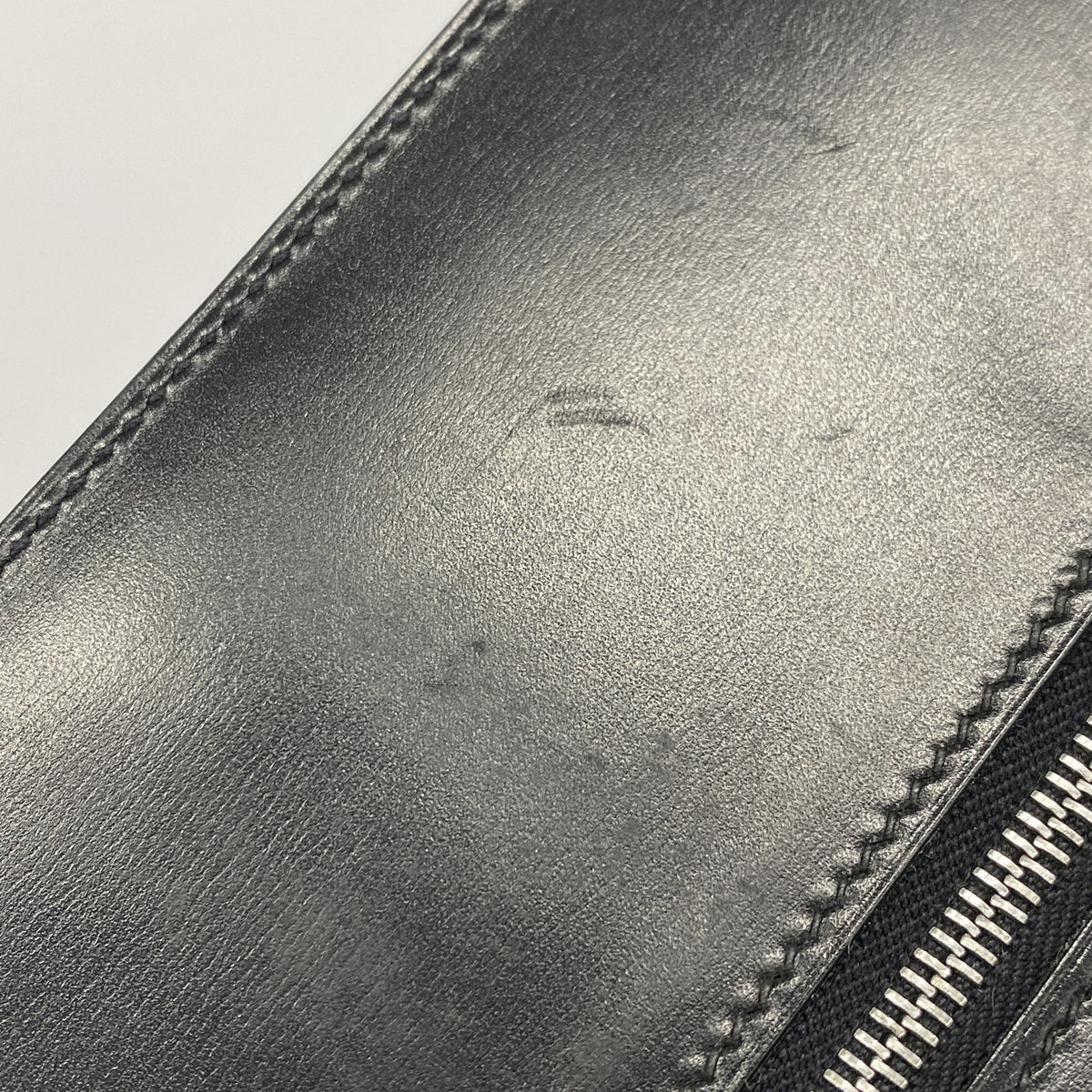 【6ib2221】エルメス 三つ折り長財布 ベアンデュプリ ボックスカーフ ブラック シルバー金具 □I刻印【中古】メンズ レディース ユニセックス