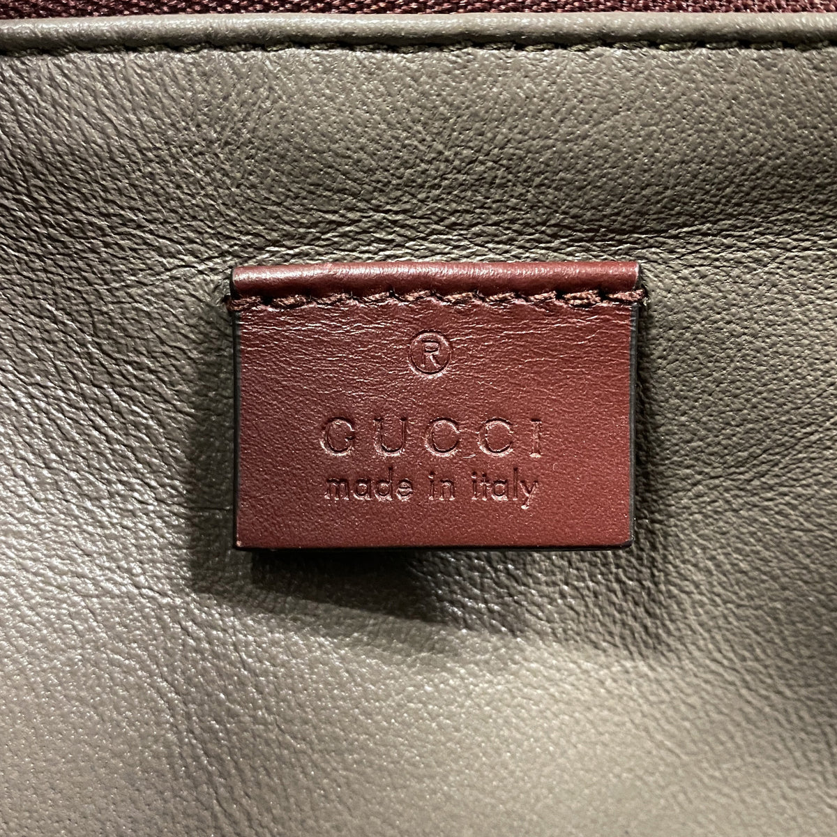 【6ib2222】グッチ ハンドバッグ ズゥミ 564714 レザー ボルドー ゴールド/シルバー金具【中古】レディース