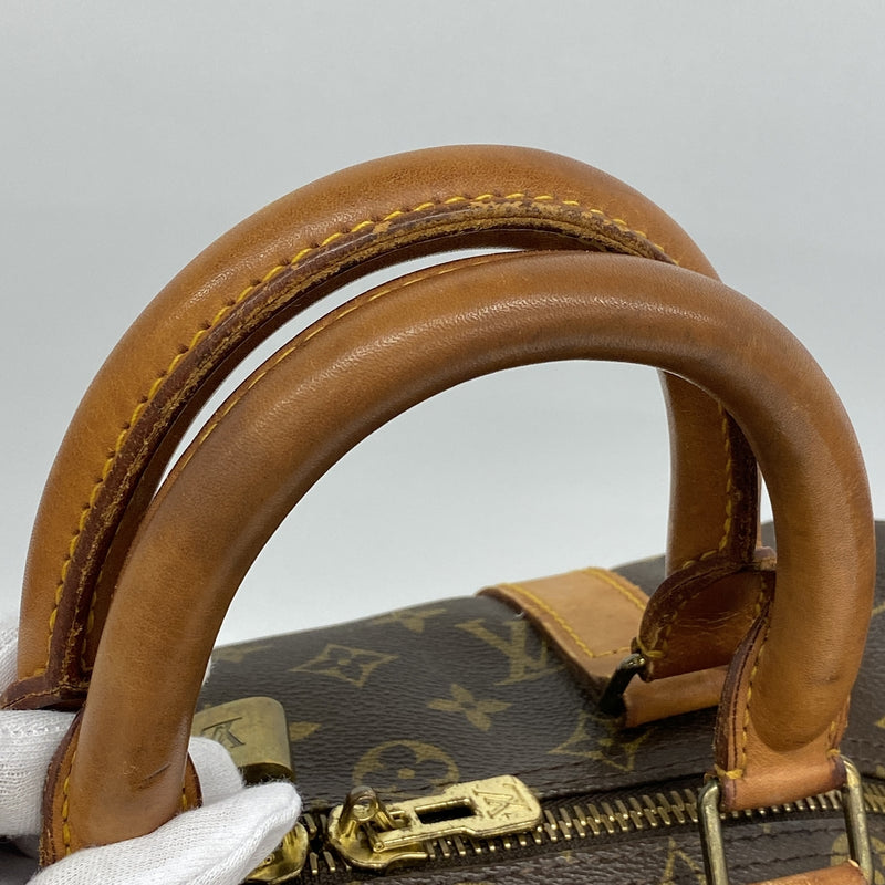【6ib2233】ルイヴィトン ボストンバッグ モノグラム キーポル45 M41428 ブラウン【中古】メンズ レディース ユニセックス