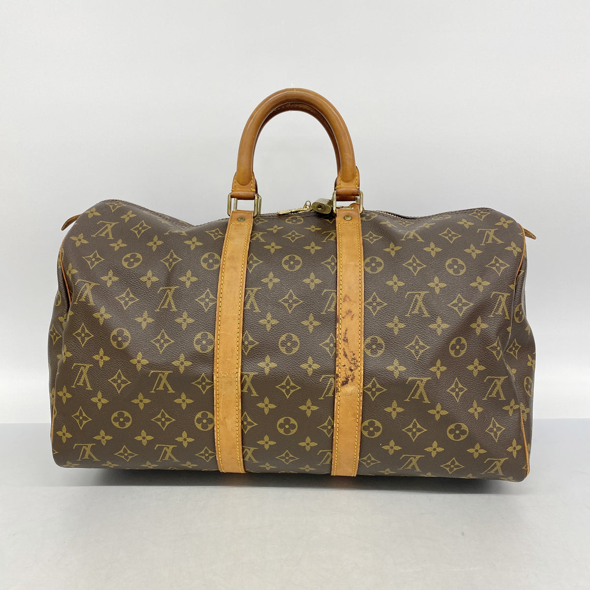 【6ib2233】ルイヴィトン ボストンバッグ モノグラム キーポル45 M41428 ブラウン【中古】メンズ レディース ユニセックス