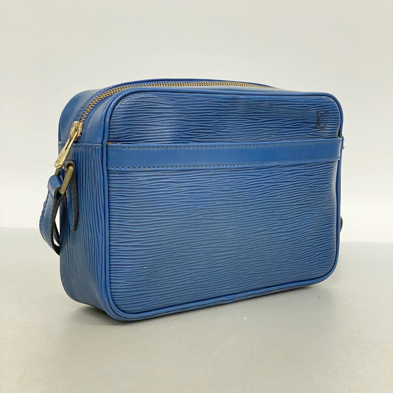 【6ib2235】ルイヴィトン ショルダーバッグ エピ トロカデロ24 M52315 トレドブルー【中古】レディース