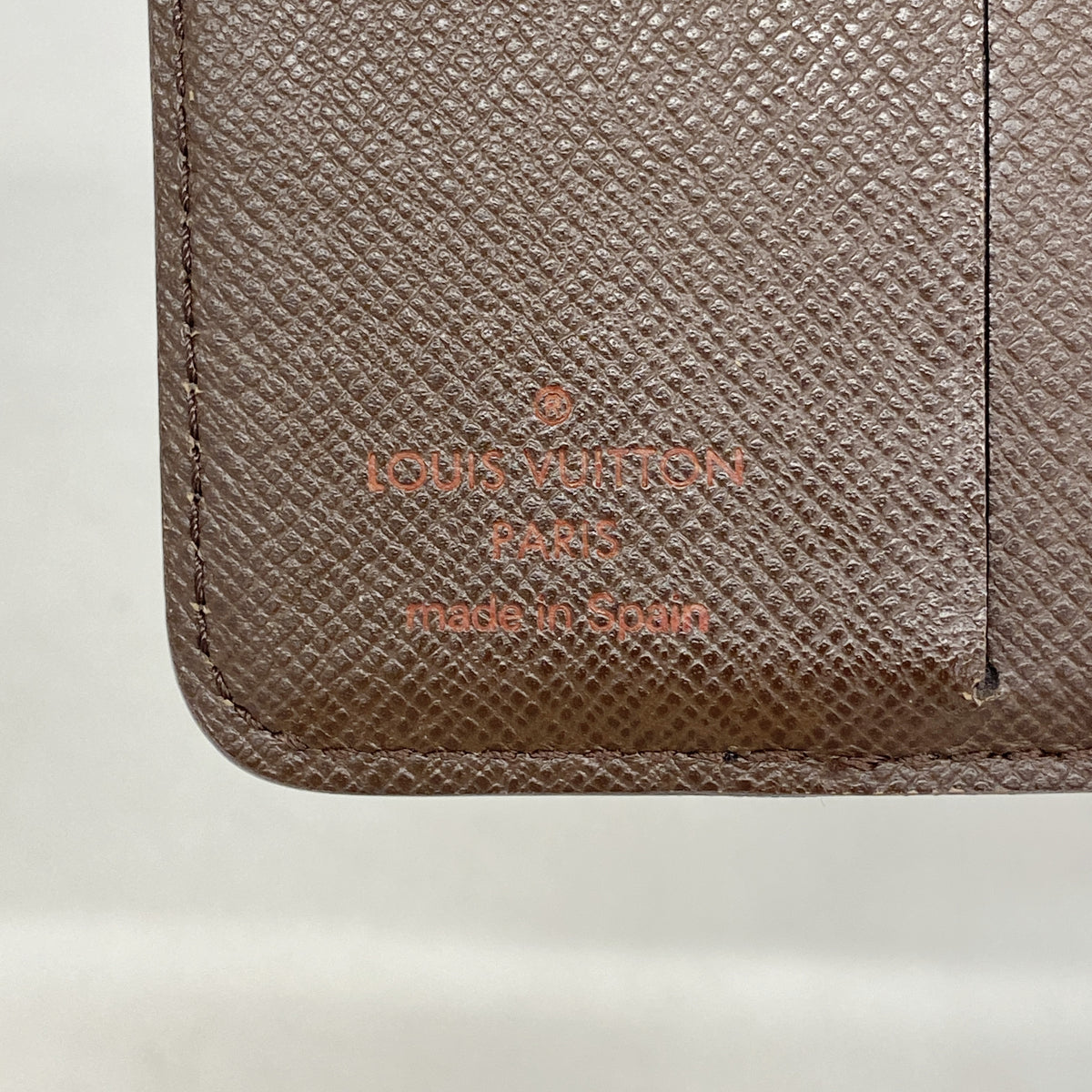 【6ib2236】ルイヴィトン 財布 ダミエ コンパクトジップ N61668 エベヌ【中古】レディース