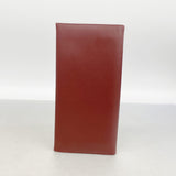 【6ib2238】カルティエ 長財布 マスト レザー ボルドー ゴールド金具【中古】レディース