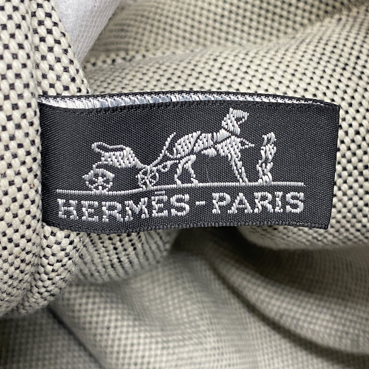 【6ib2241】エルメス トートバッグ ニューフールトゥMM キャンバス グレー シルバー金具【中古】メンズ レディース ユニセックス
