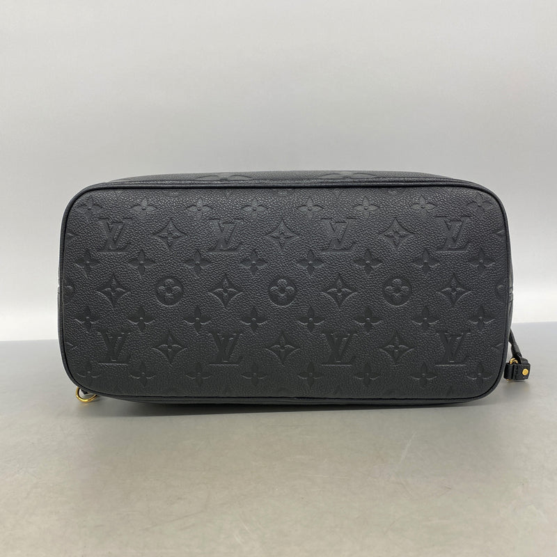 【6ib2243】ルイヴィトン トートバッグ モノグラム・アンプラント ネヴァーフルMM M45685 ノワール【中古】レディース
