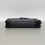 【6ib2244】ルイヴィトン ショルダーバッグ モノグラム・エクリプス ソフトトランクウォレット M69838 ブラック【中古】メンズ