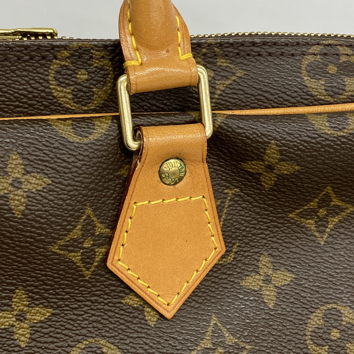 【6ib2254】ルイヴィトン ハンドバッグ モノグラム ポルトドキュマンヴォワヤージュ M53362 ブラウン【中古】メンズ レディース ユニセックス