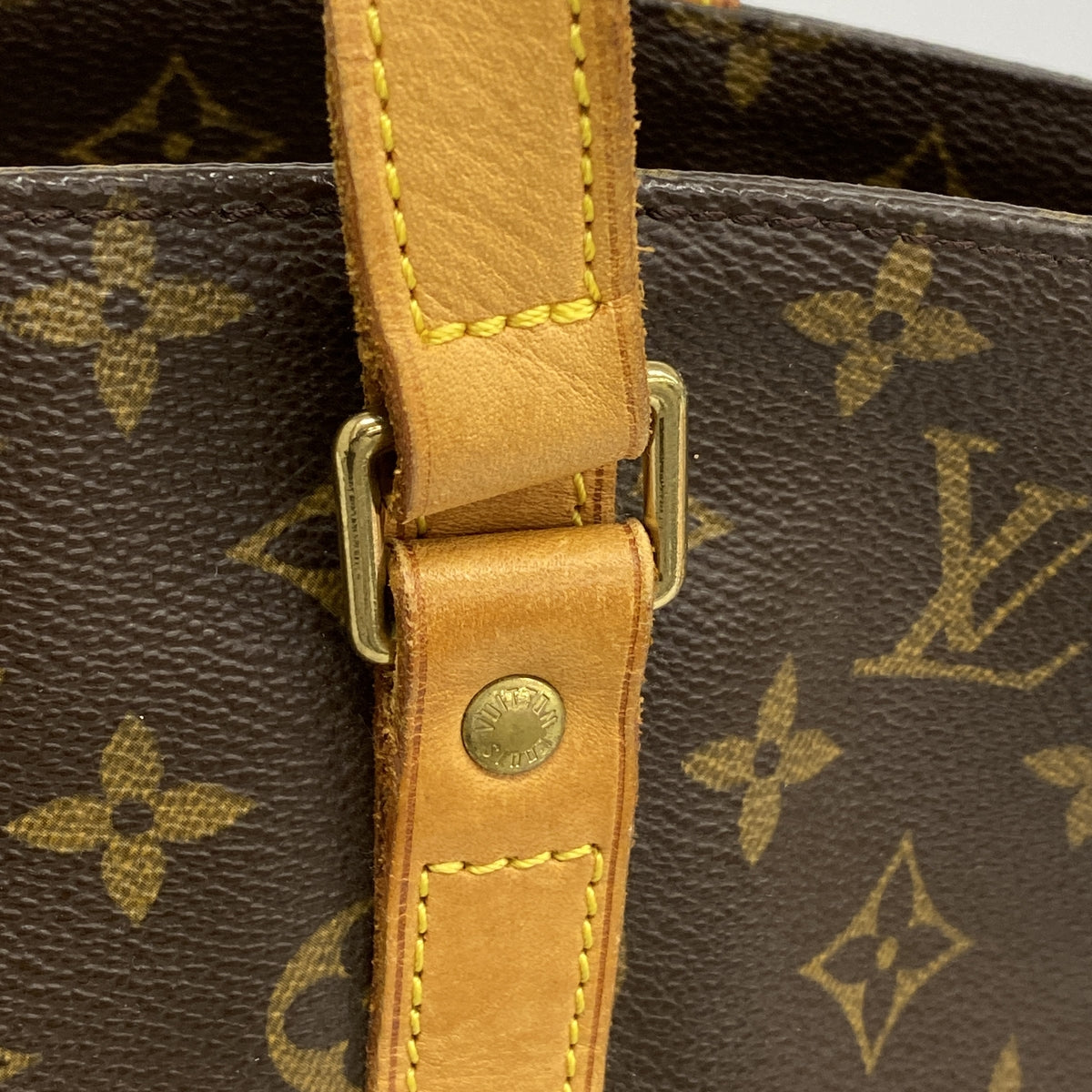 【6ib2255】ルイヴィトン ショルダーバッグ モノグラム サックショッピング M51108 ブラウン【中古】レディース