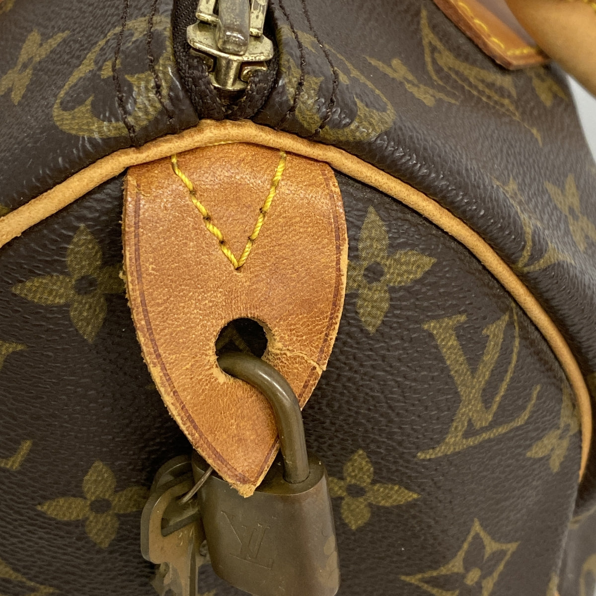 【6ib2258】ルイヴィトン ハンドバッグ モノグラム スピーディ25 M41109 ブラウン【中古】レディース