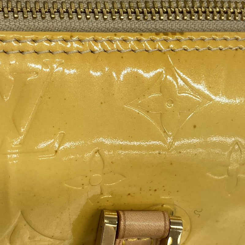 【6ib2259】ルイヴィトン ハンドバッグ ヴェルニ ベッドフォード M91006 ベージュ【中古】レディース