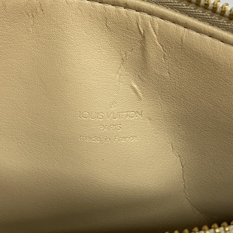 【6ib2259】ルイヴィトン ハンドバッグ ヴェルニ ベッドフォード M91006 ベージュ【中古】レディース