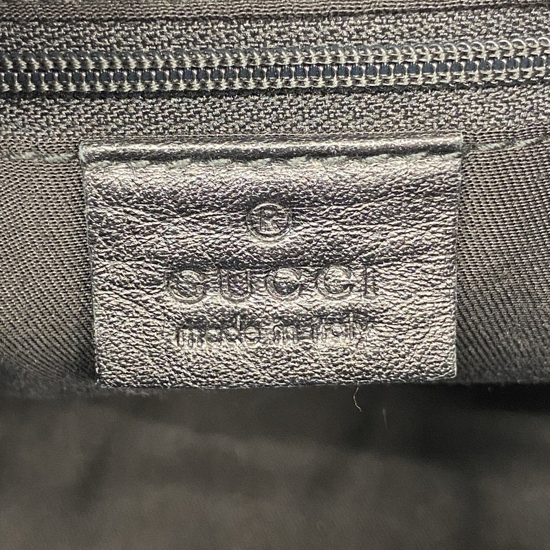 【6ib2263】グッチ ショルダーバッグ GGキャンバス 190525 キャンバス ブラック シャンパンゴールド金具【中古】レディース