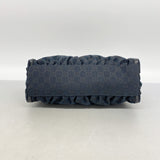 【6ib2263】グッチ ショルダーバッグ GGキャンバス 190525 キャンバス ブラック シャンパンゴールド金具【中古】レディース