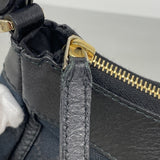 【6ib2263】グッチ ショルダーバッグ GGキャンバス 190525 キャンバス ブラック シャンパンゴールド金具【中古】レディース